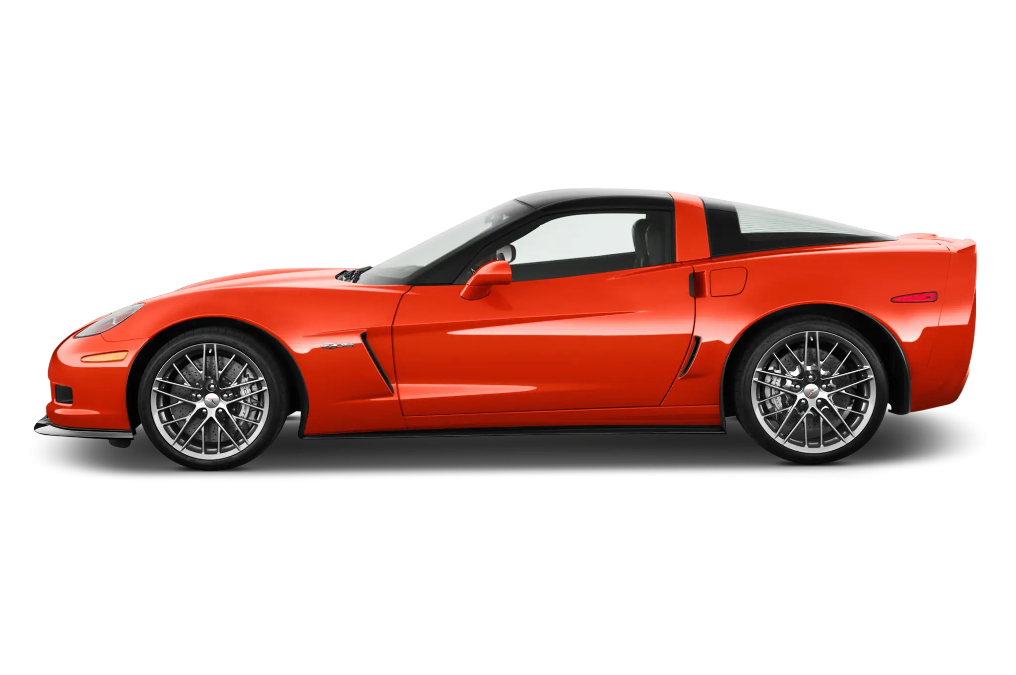 Red Sports Car Side View