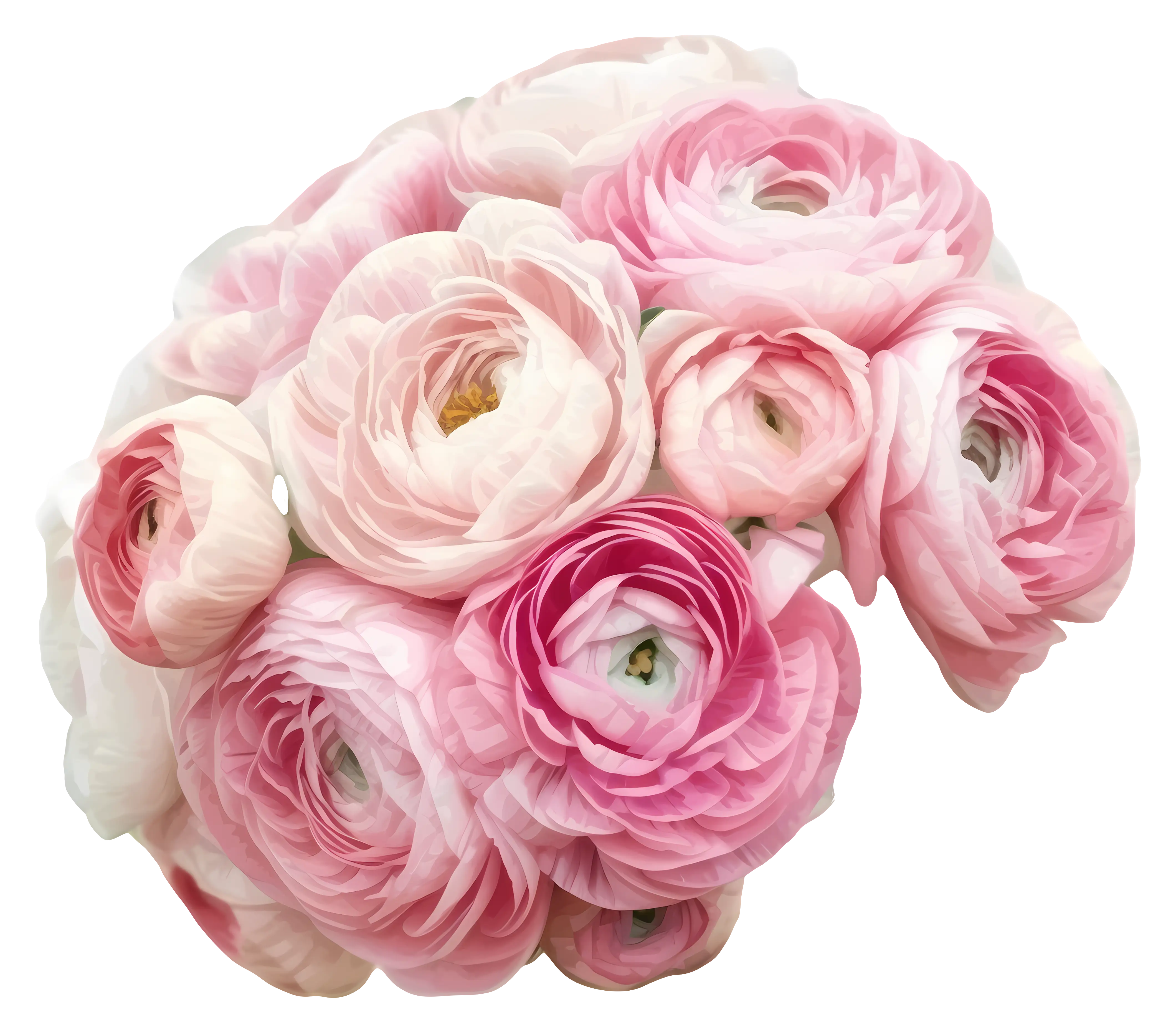 Pink Roses Bouquet for Decoration