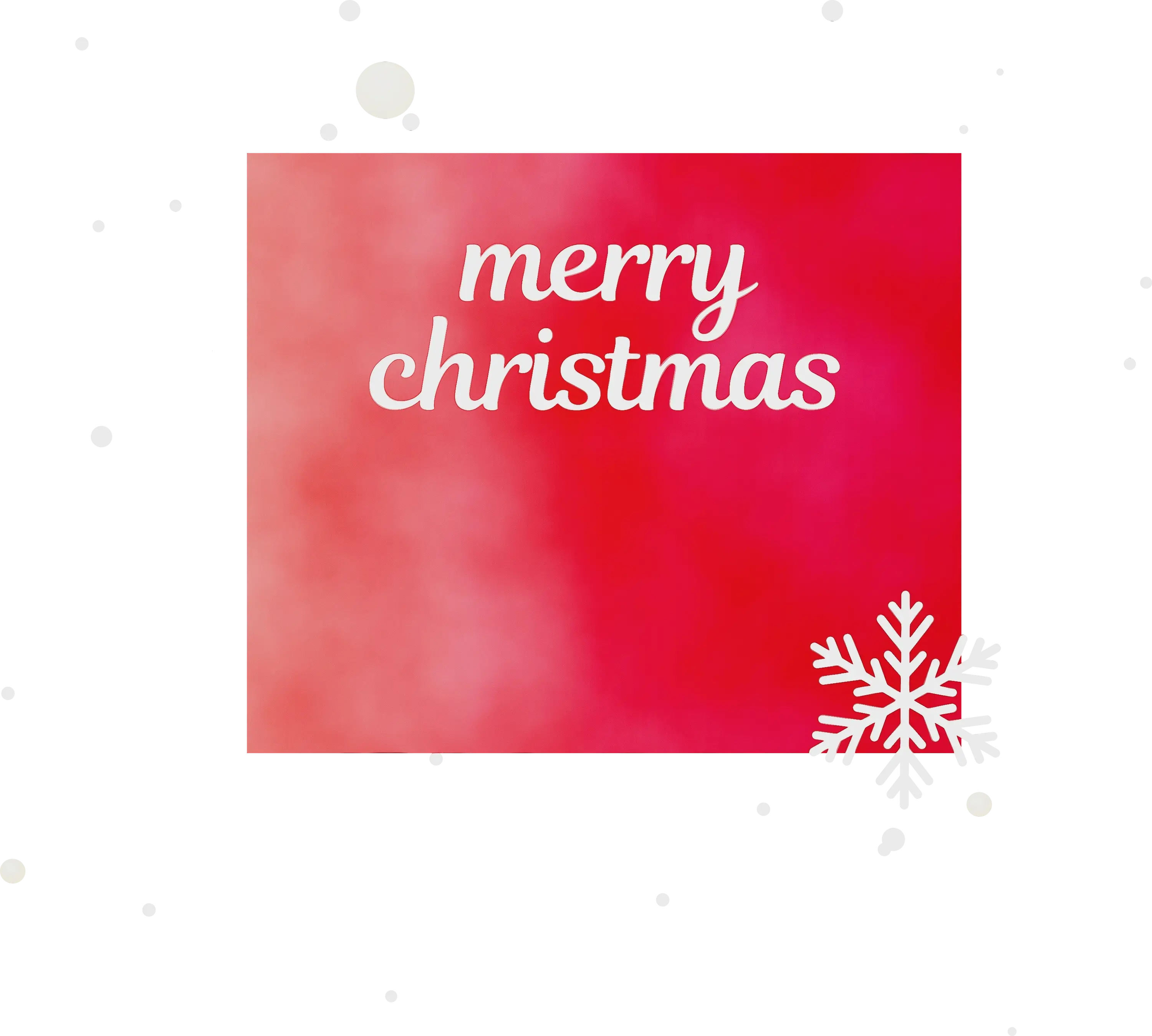Merry Christmas Greeting Card