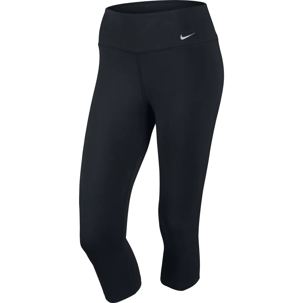Black Cropped Leggings for Activewear