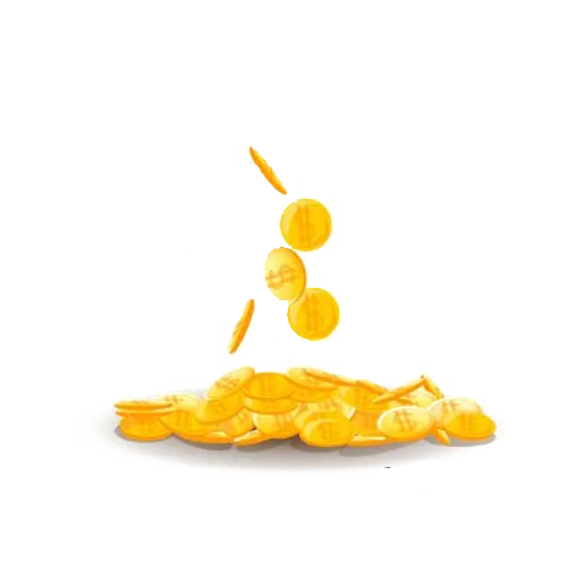 Falling Gold Coins