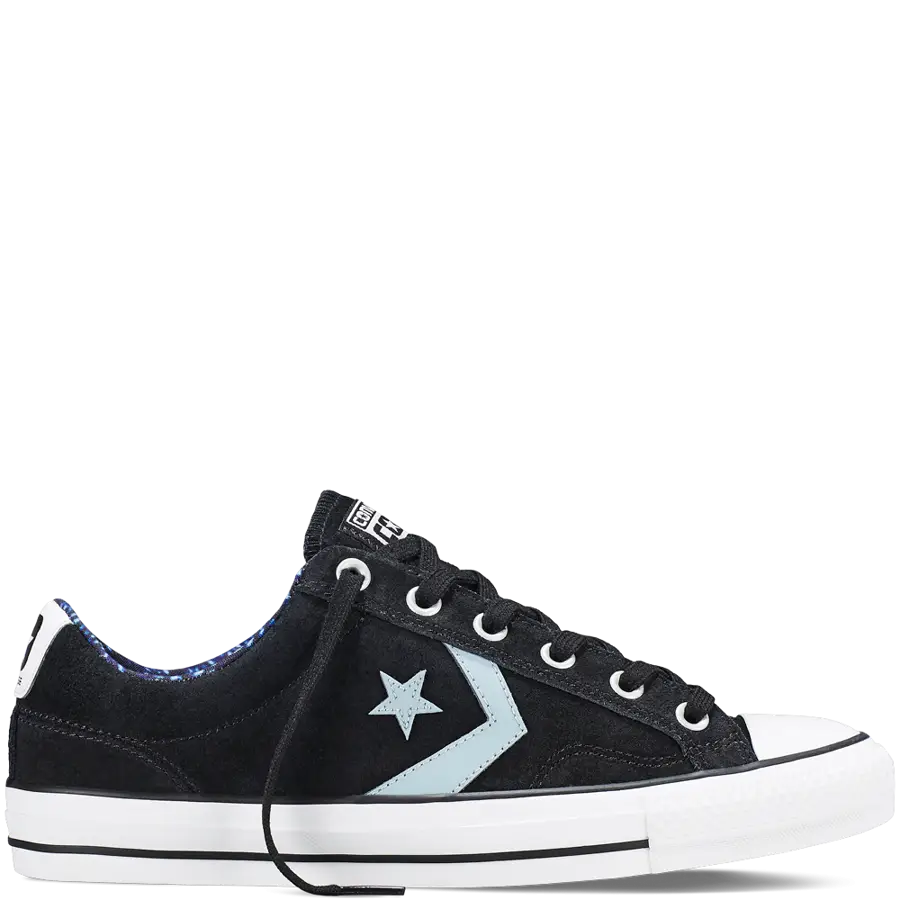 Black Casual Sneaker with Logo