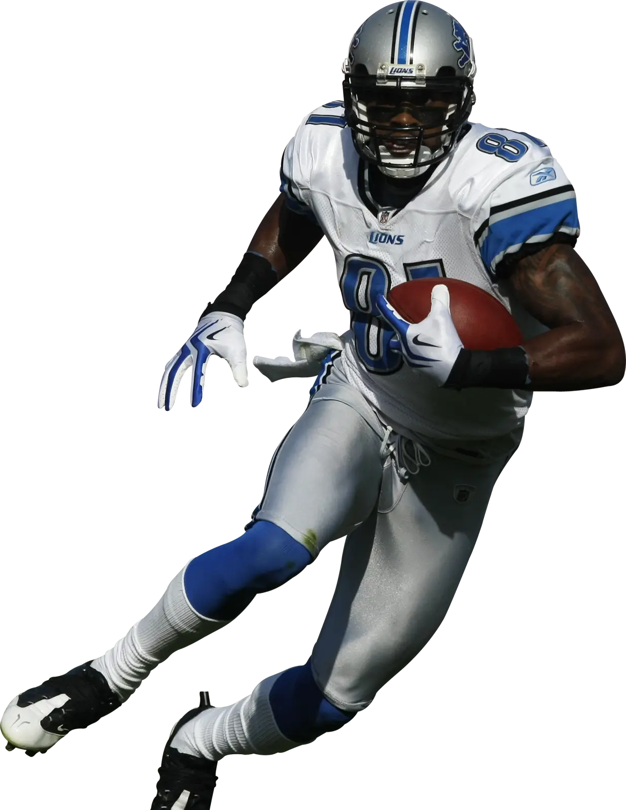 American Football Player in Action