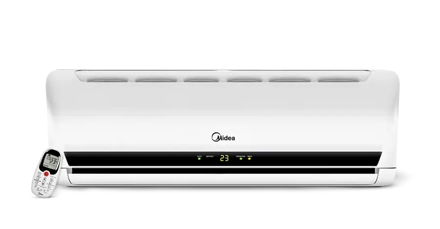White Air Conditioner with Remote Control