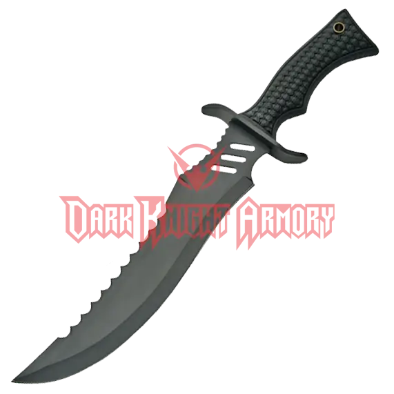 Tactical Combat Knife with Serrated Blade