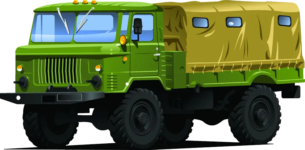 Green Military Truck