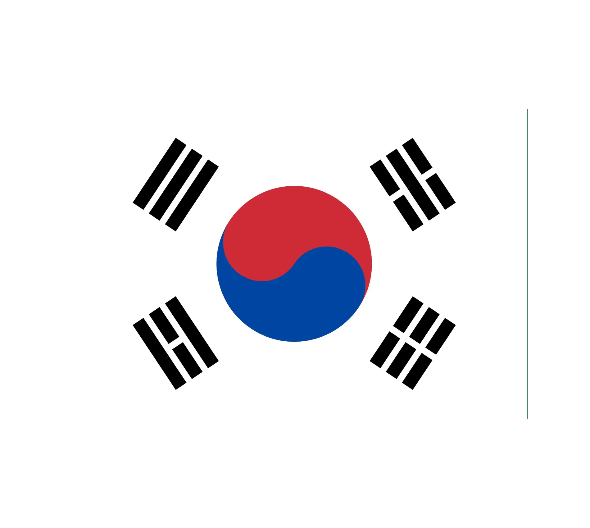 South Korea Flag Illustration