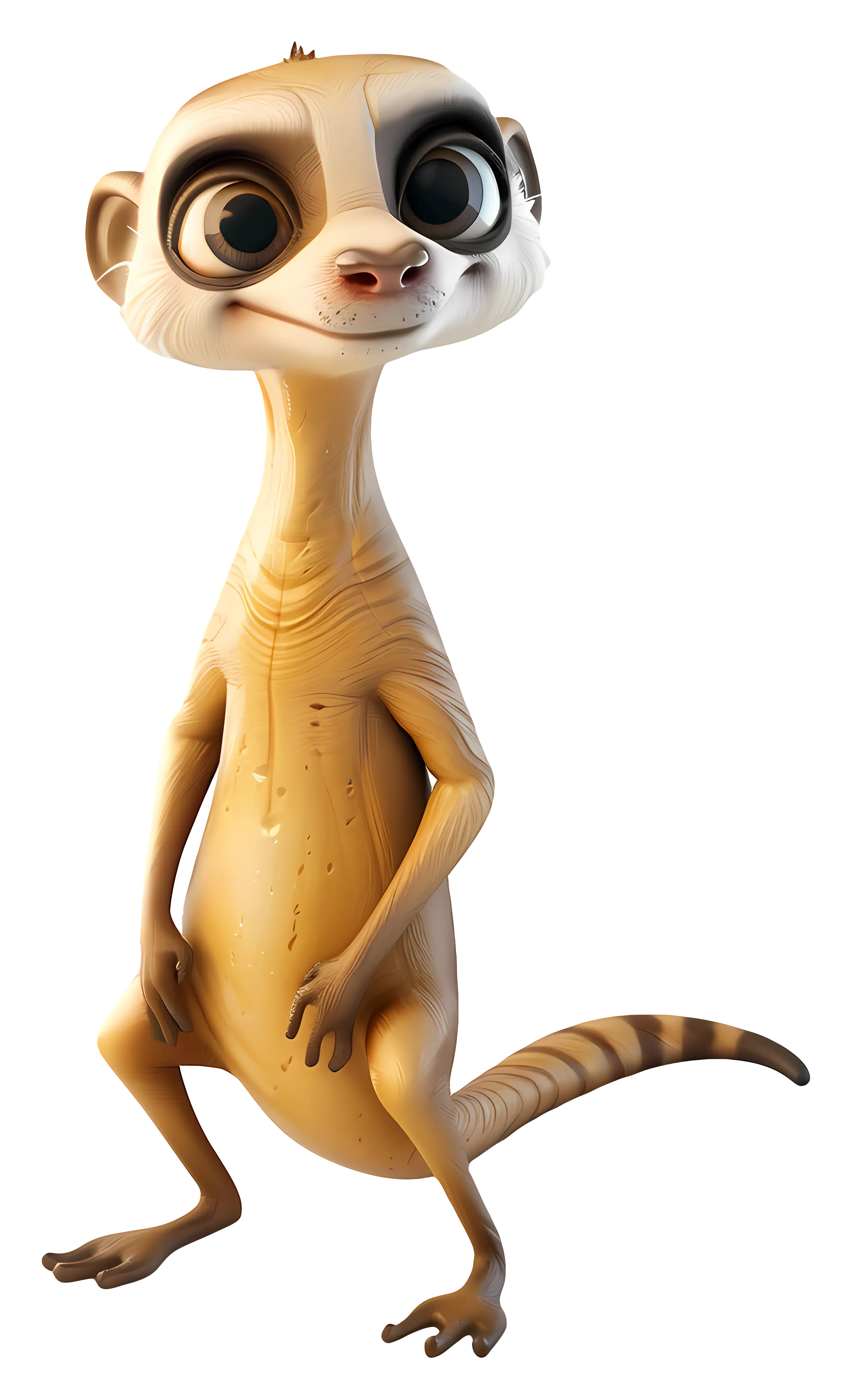 Cartoon Meerkat Character