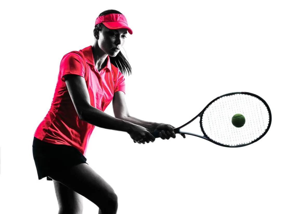 Tennis Player in Action