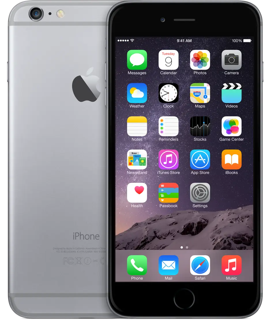 Silver Smartphone with Apps Displayed