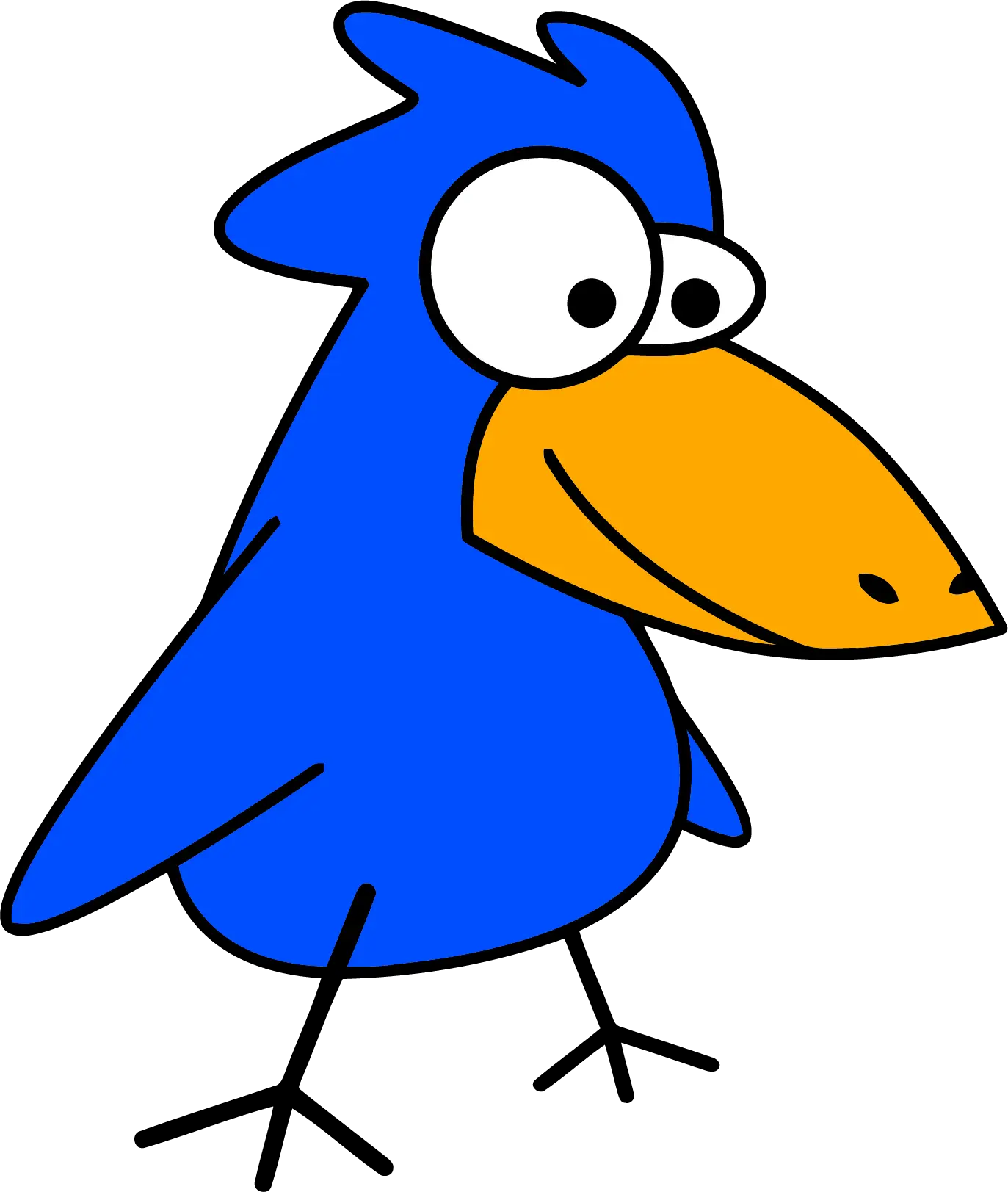 Cartoon Blue Bird