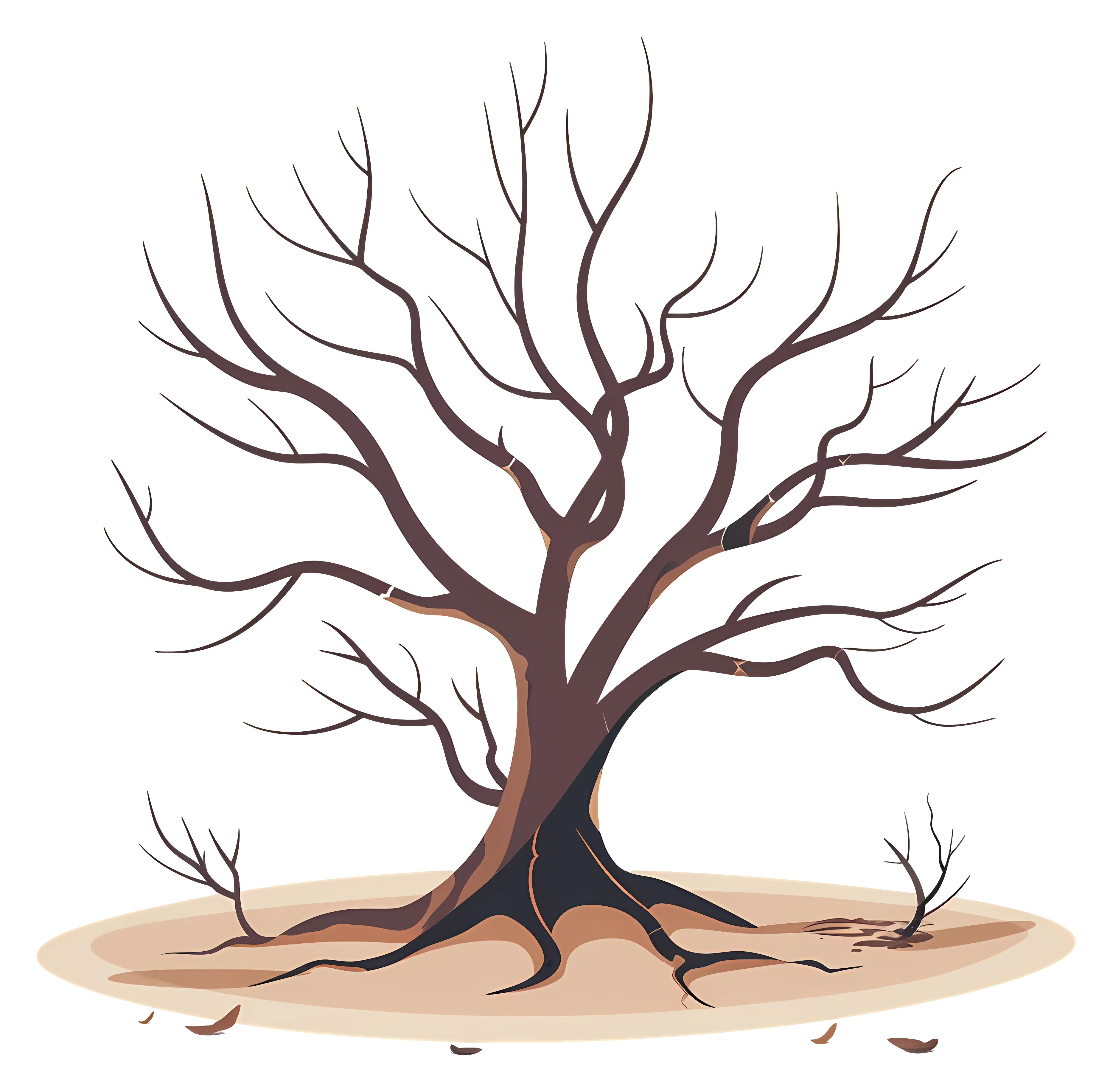 Barren Tree Illustration