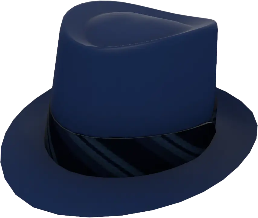 Blue Hat for Formal Wear