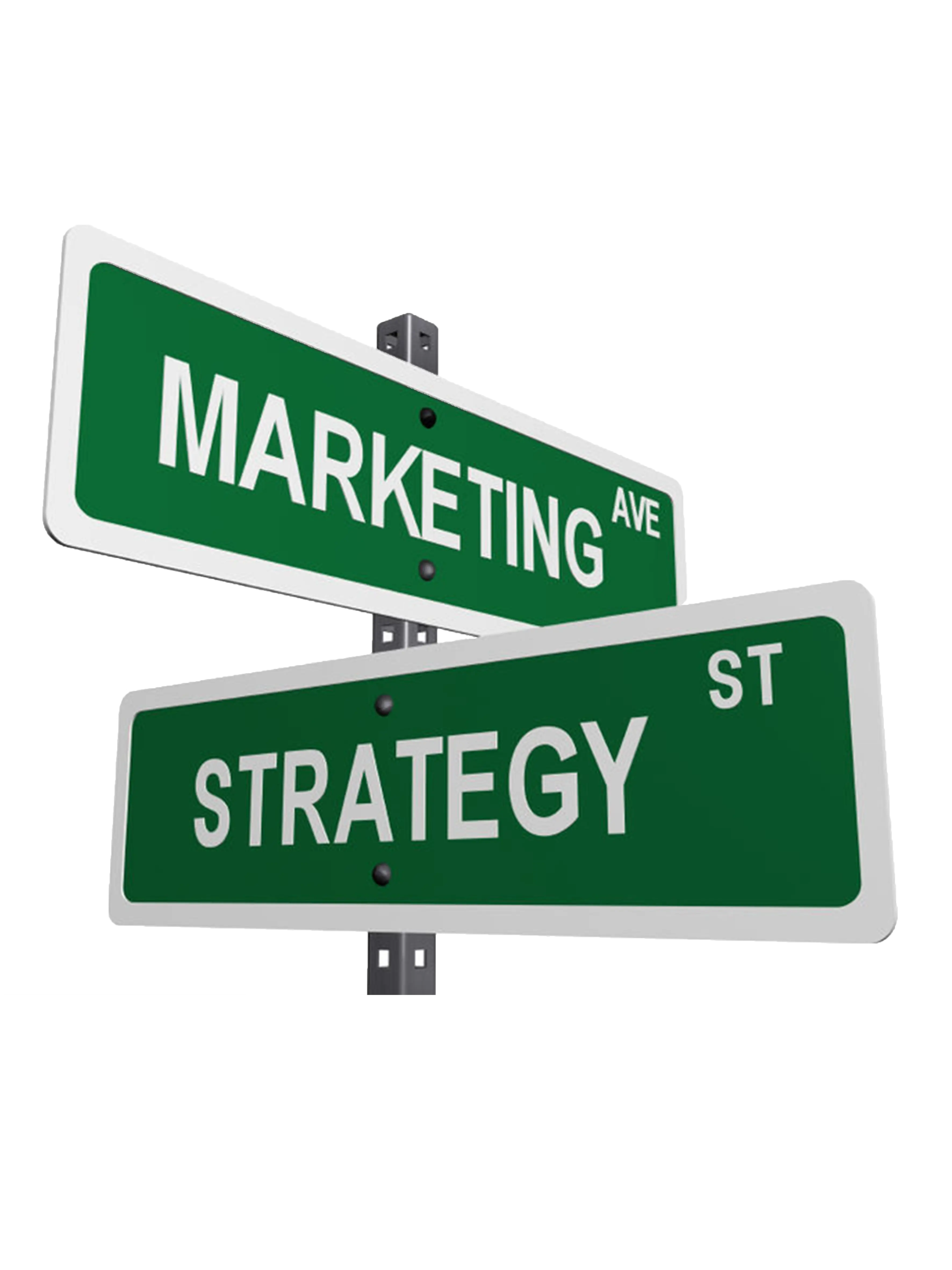 Marketing and Strategy Street Signs
