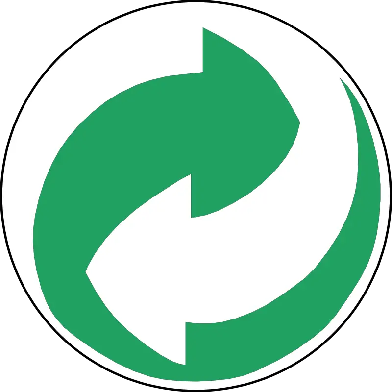 Green Recycling Symbol