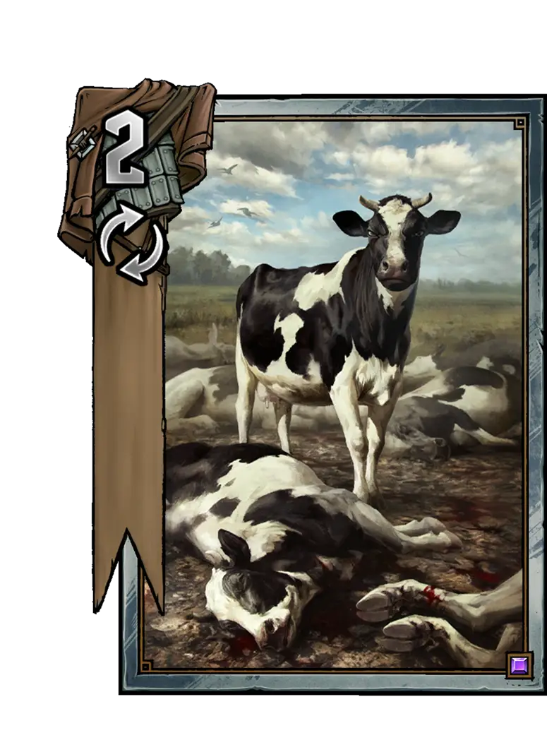 Cow Card from Game