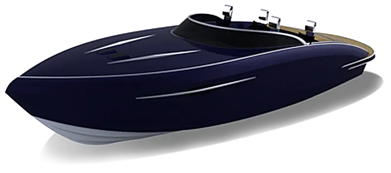 Black Speedboat for Marine Adventures