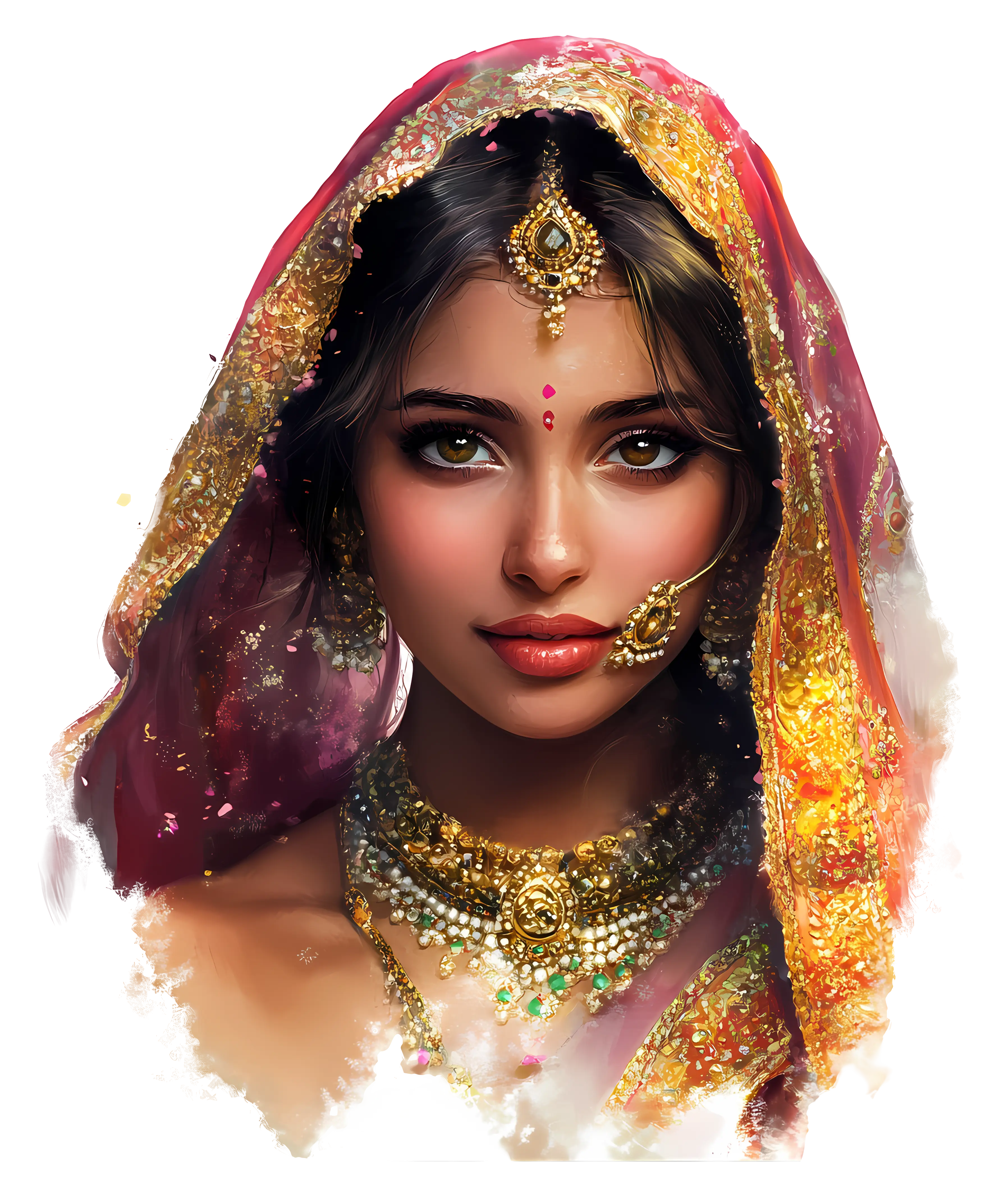Traditional Woman in Jewelry