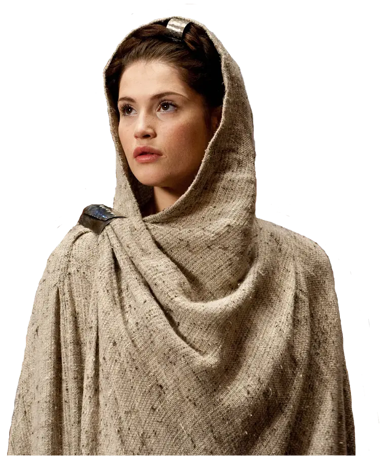 Woman in Hooded Cloak