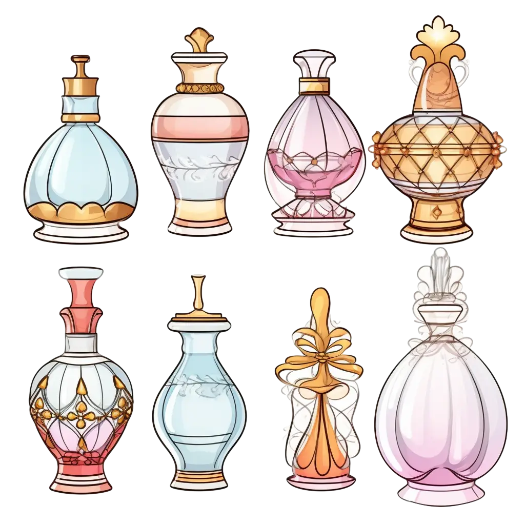 Glass Perfume Bottles Collection