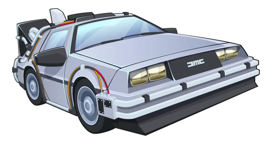 DeLorean Time Machine Car