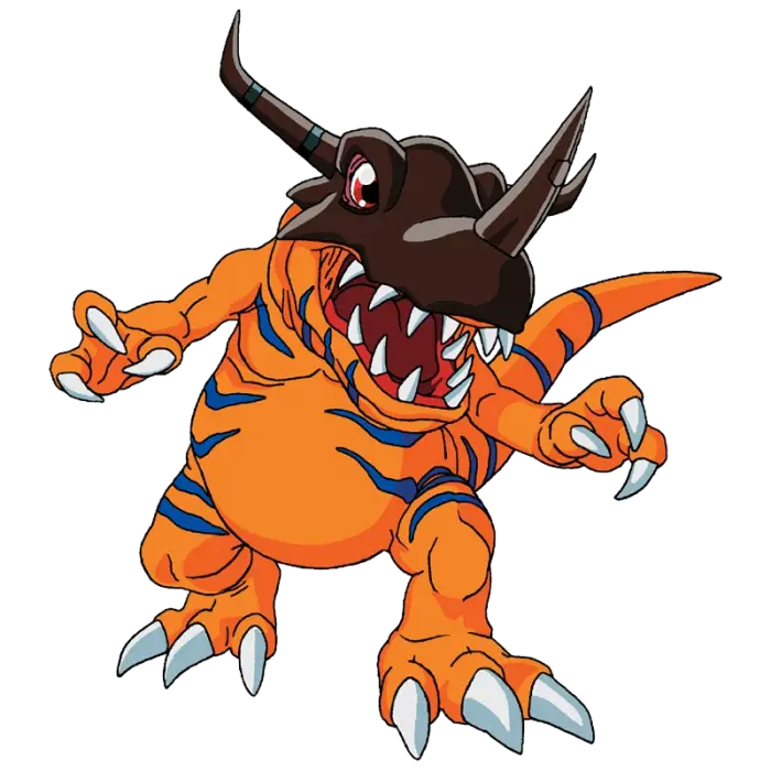 Orange Cartoon Dinosaur