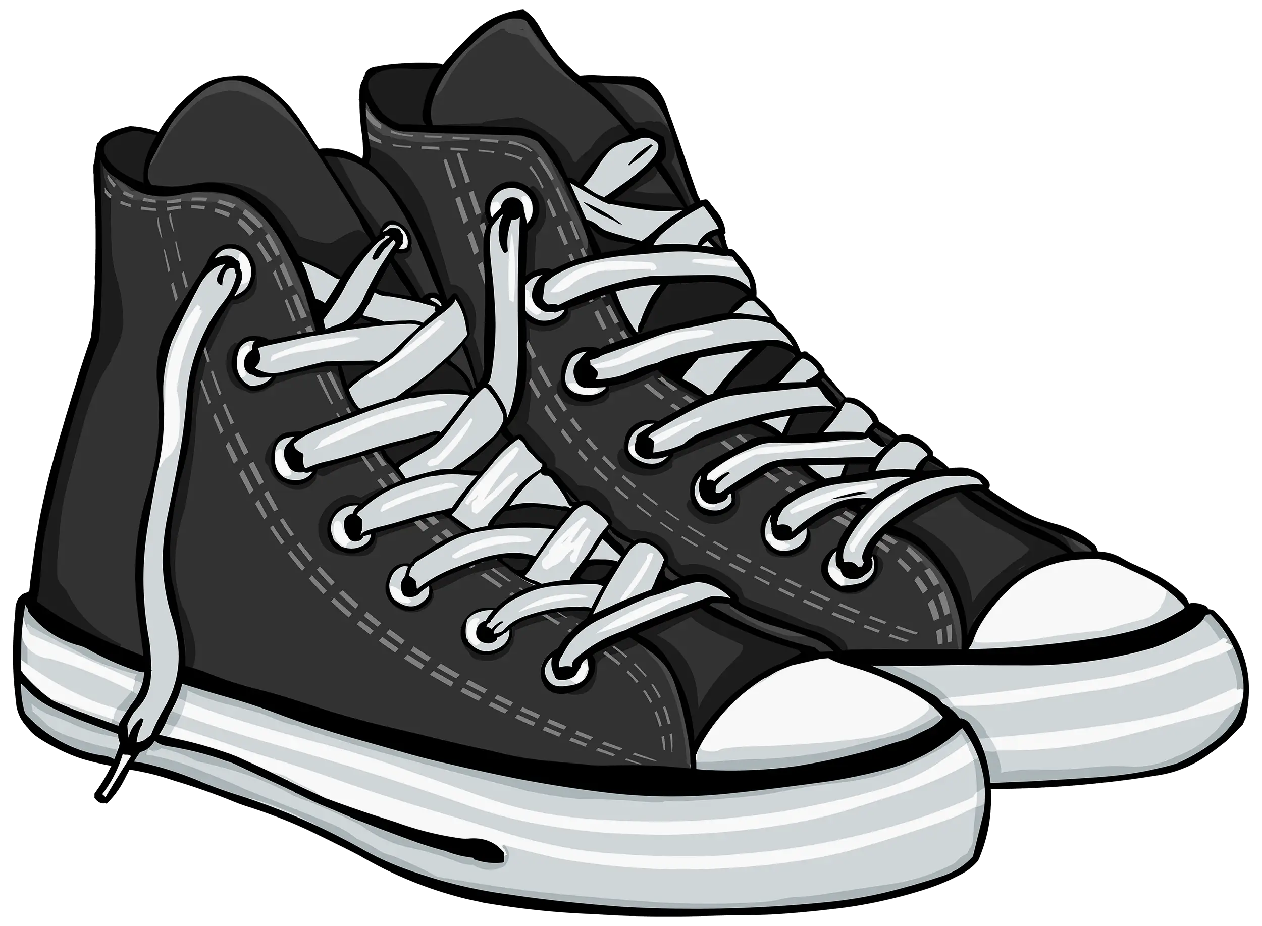 Black Casual Sneakers