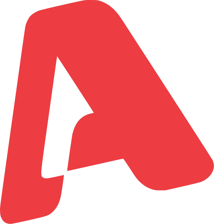 Bold Red Letter A