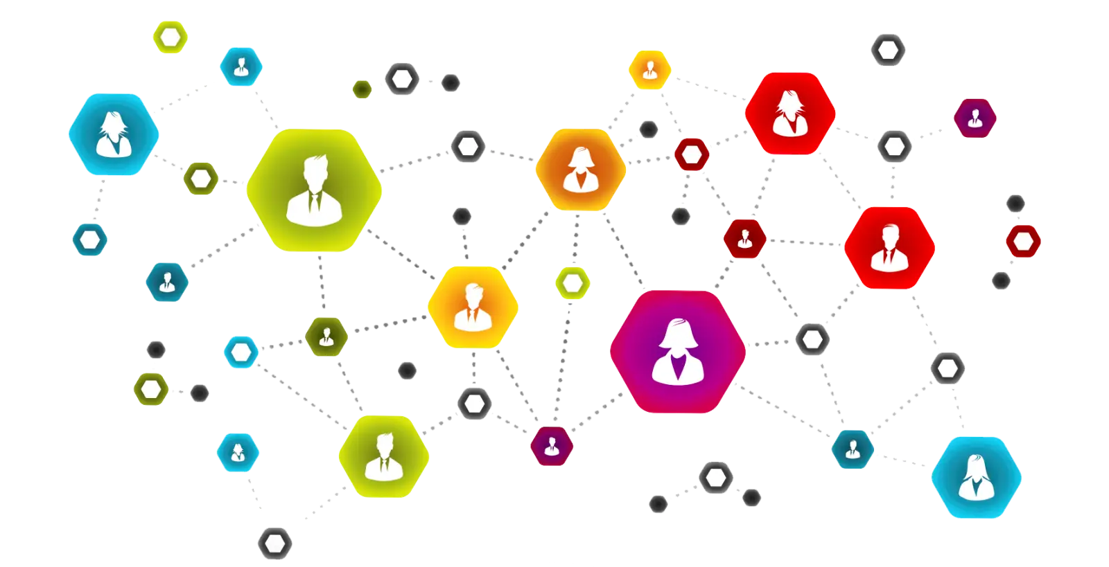 Colorful Network Diagram