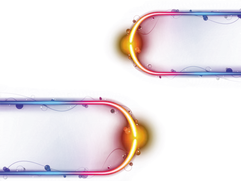 Colorful Neon Tubes Illustration