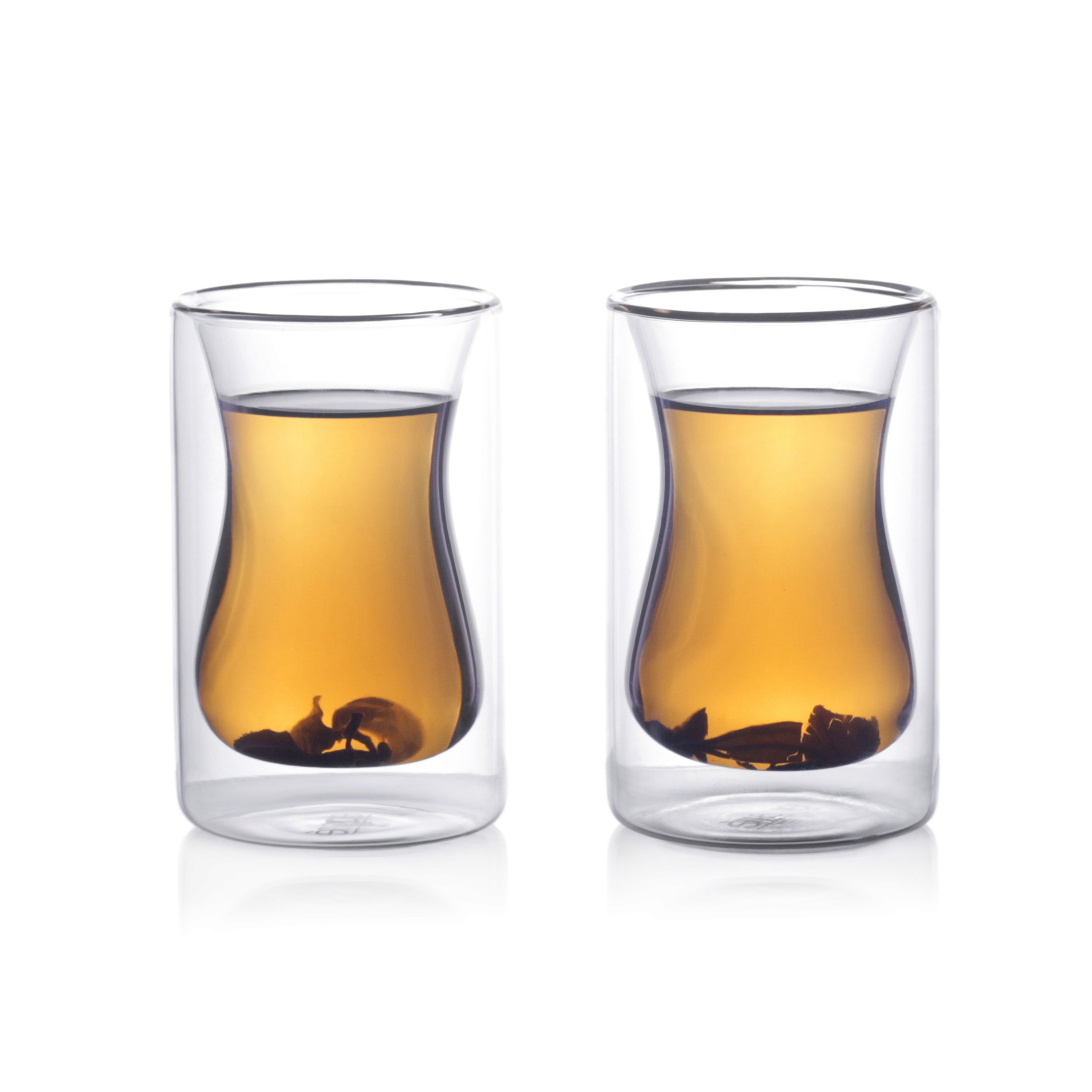 Elegant Double-walled Tea Glasses