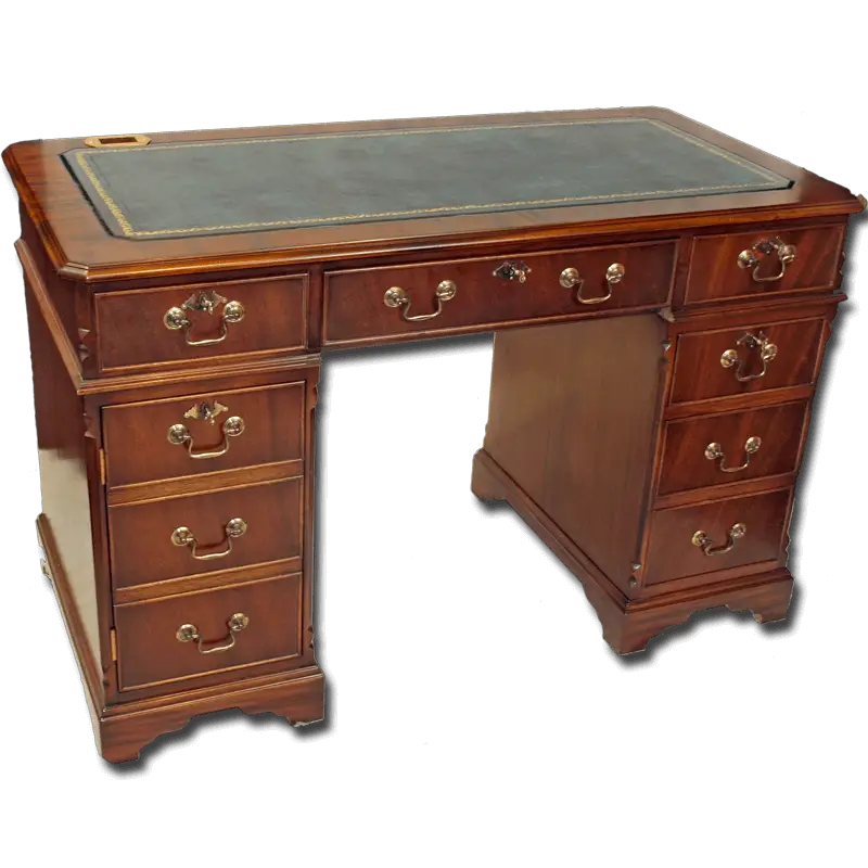 Classic Wooden Desk with Drawers
