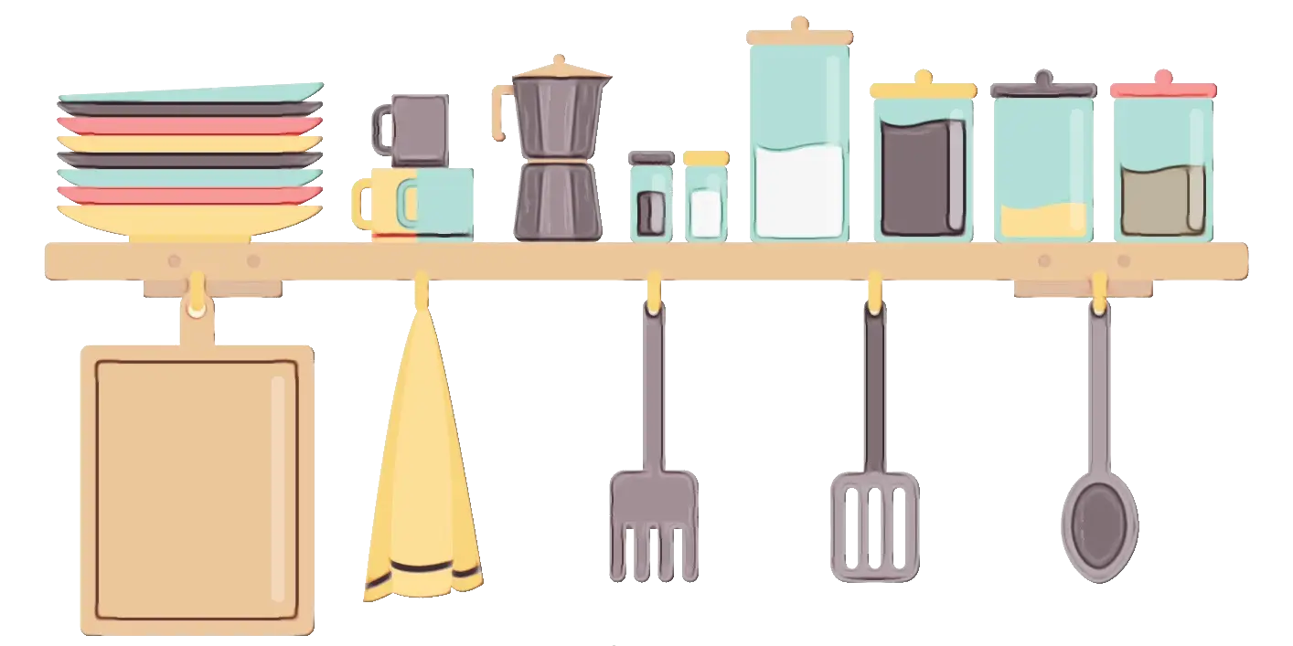 Organized Kitchen Utensils and Accessories