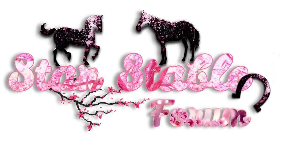 Horse-Themed Pink and Black Logo Design