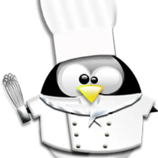 Cute Chef Penguin Cartoon