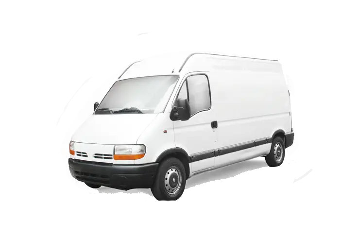 White Cargo Van for Transportation