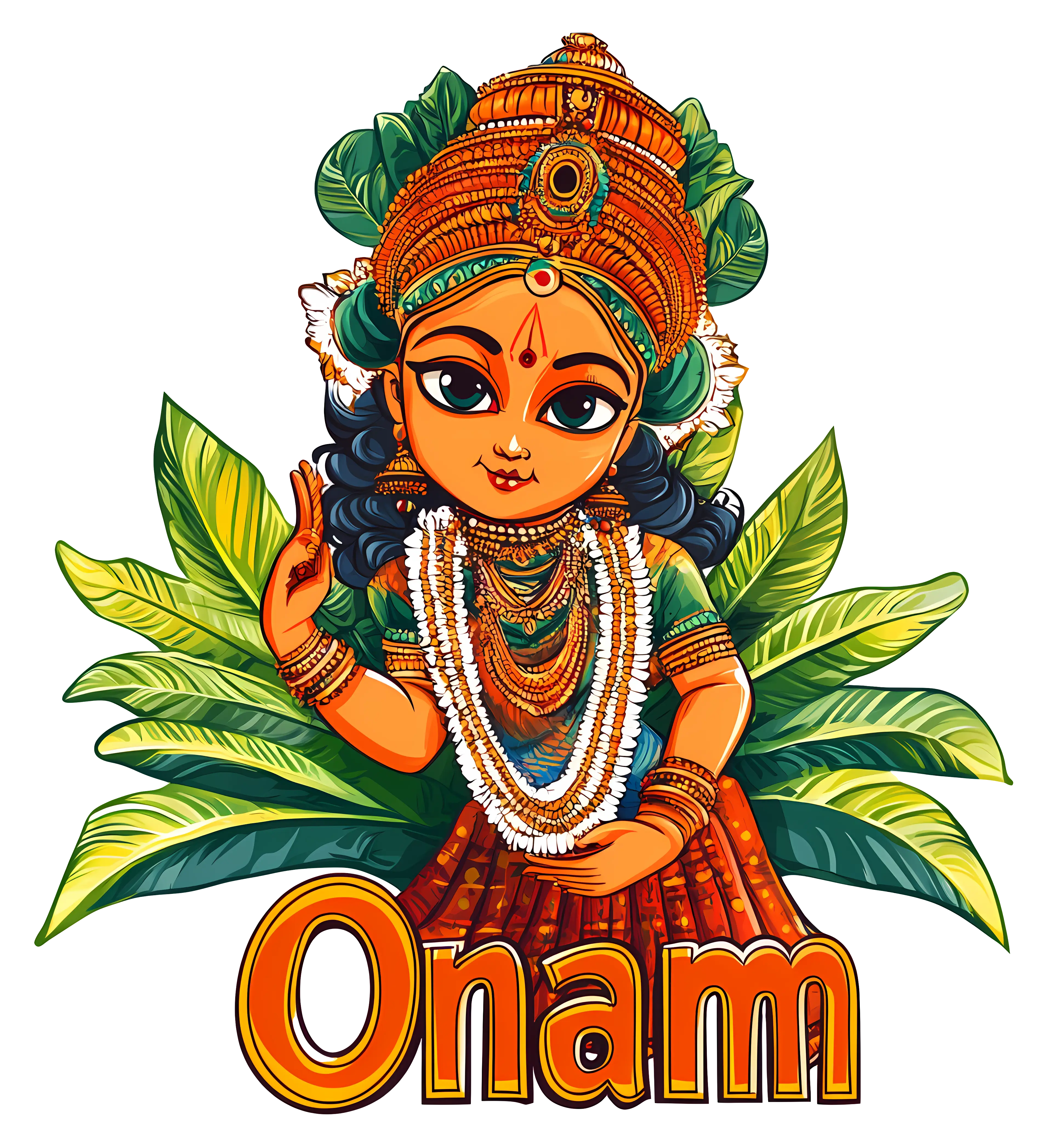 Onam Festival Illustration