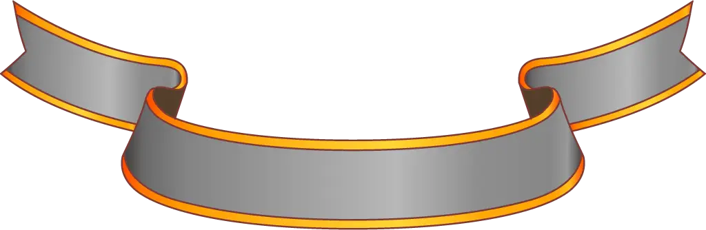 Silver Ribbon Banner Illustration for Graphic Design