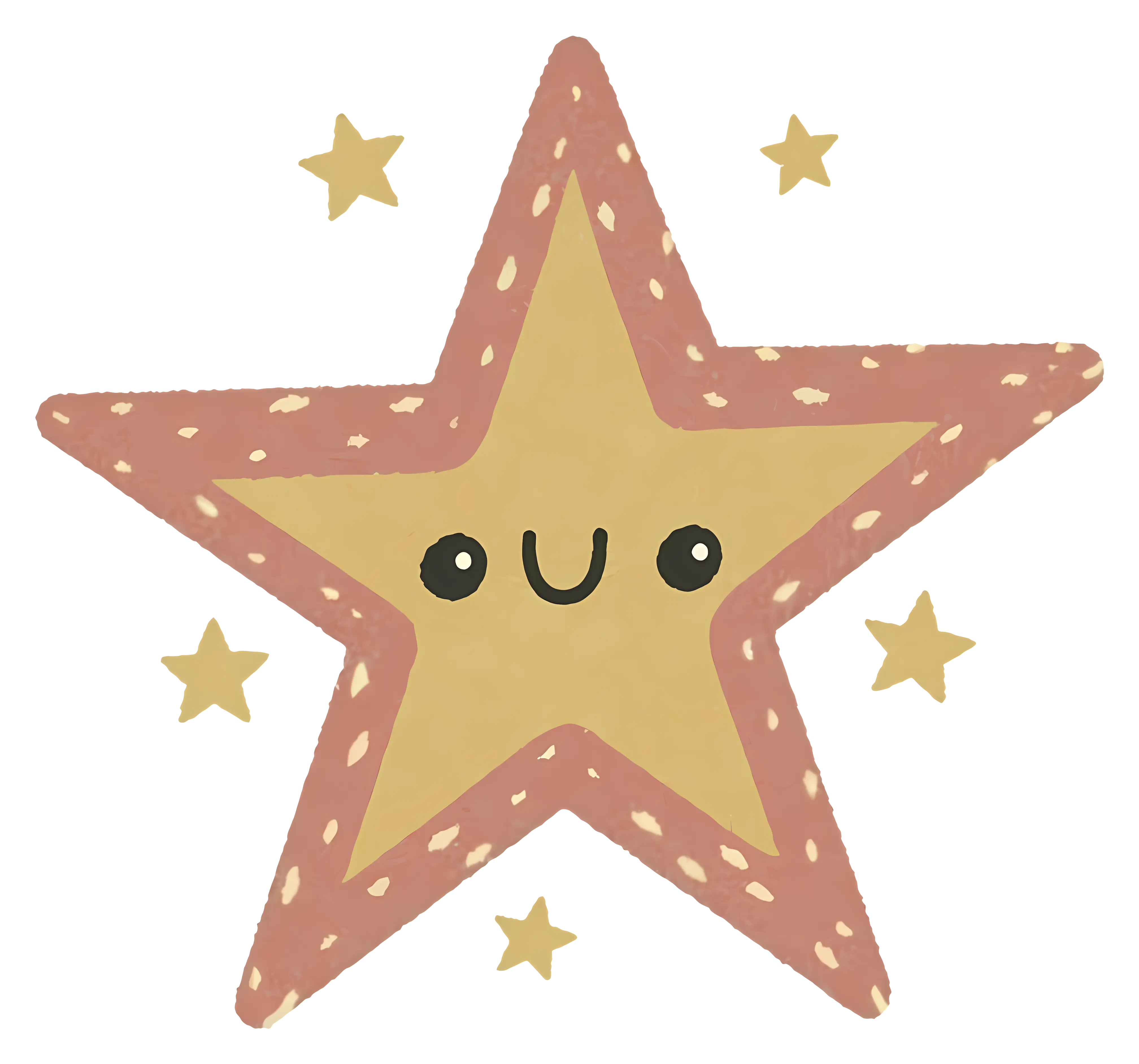 Adorable Smiling Star Illustration