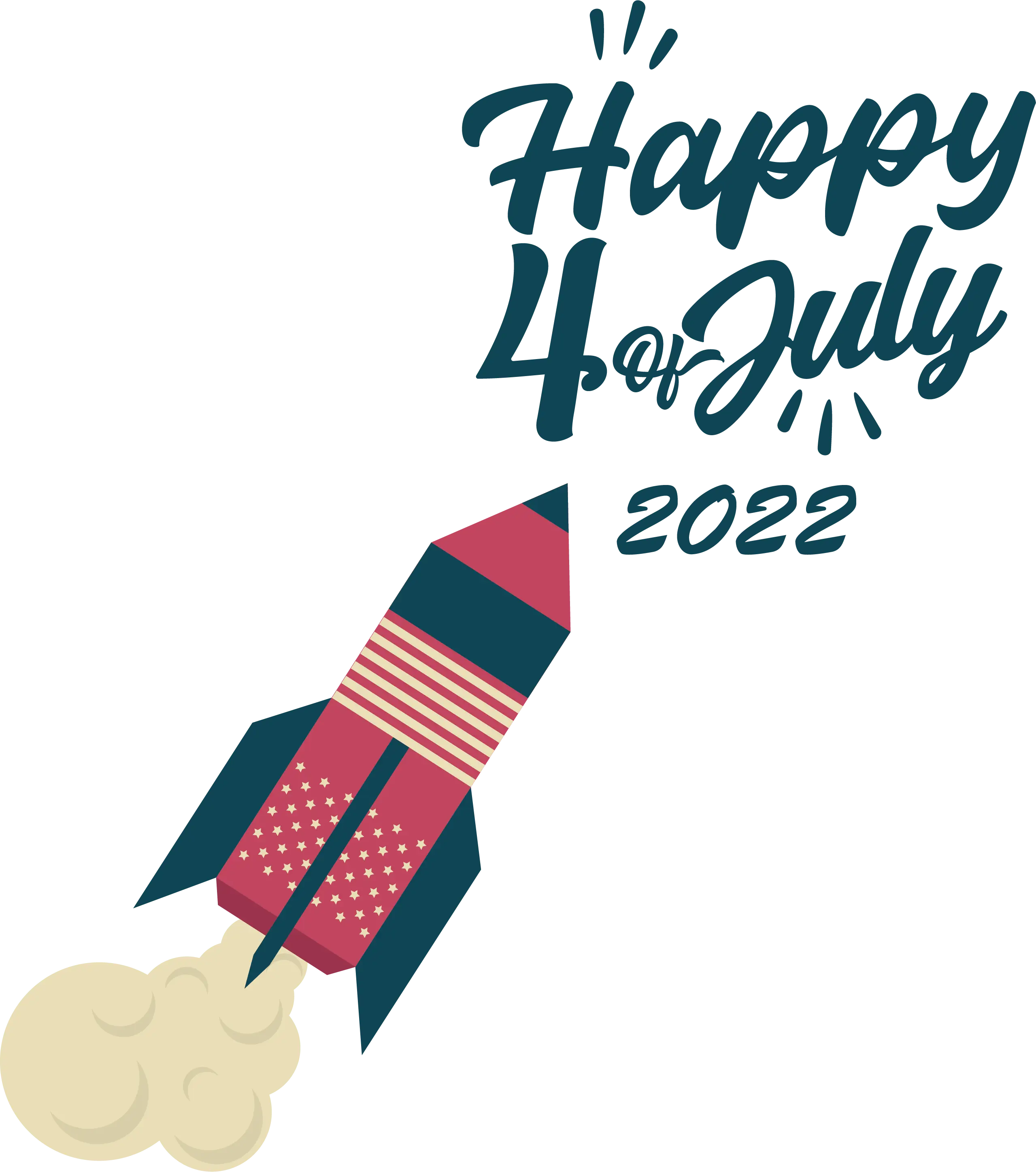 Happy 4th of July 2022 with Rocket