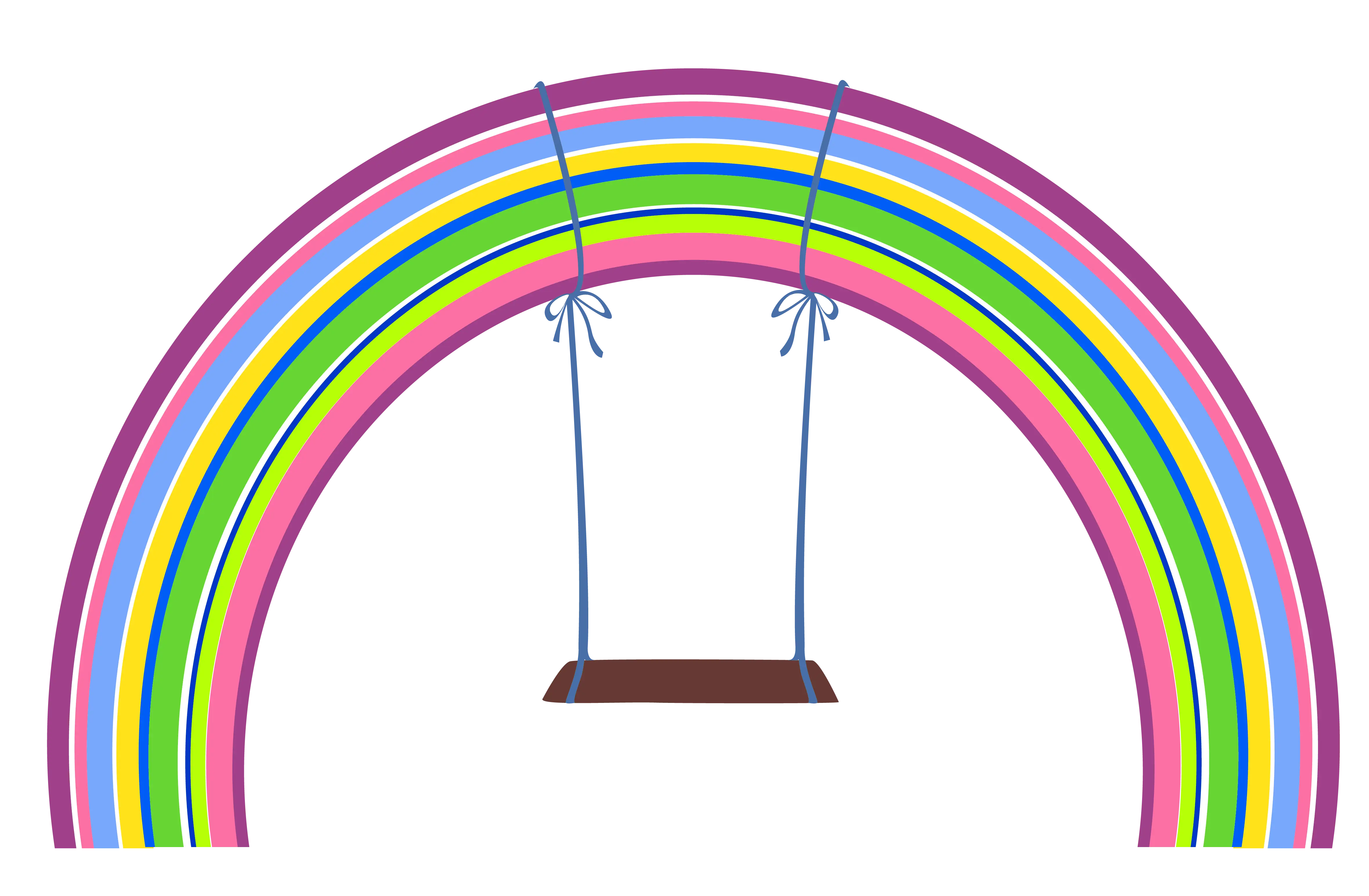 Colorful Rainbow Swing