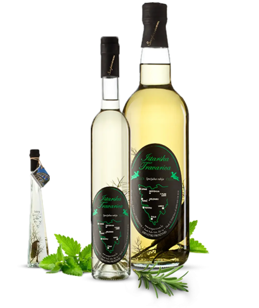 Bottles of Herbal Liquor
