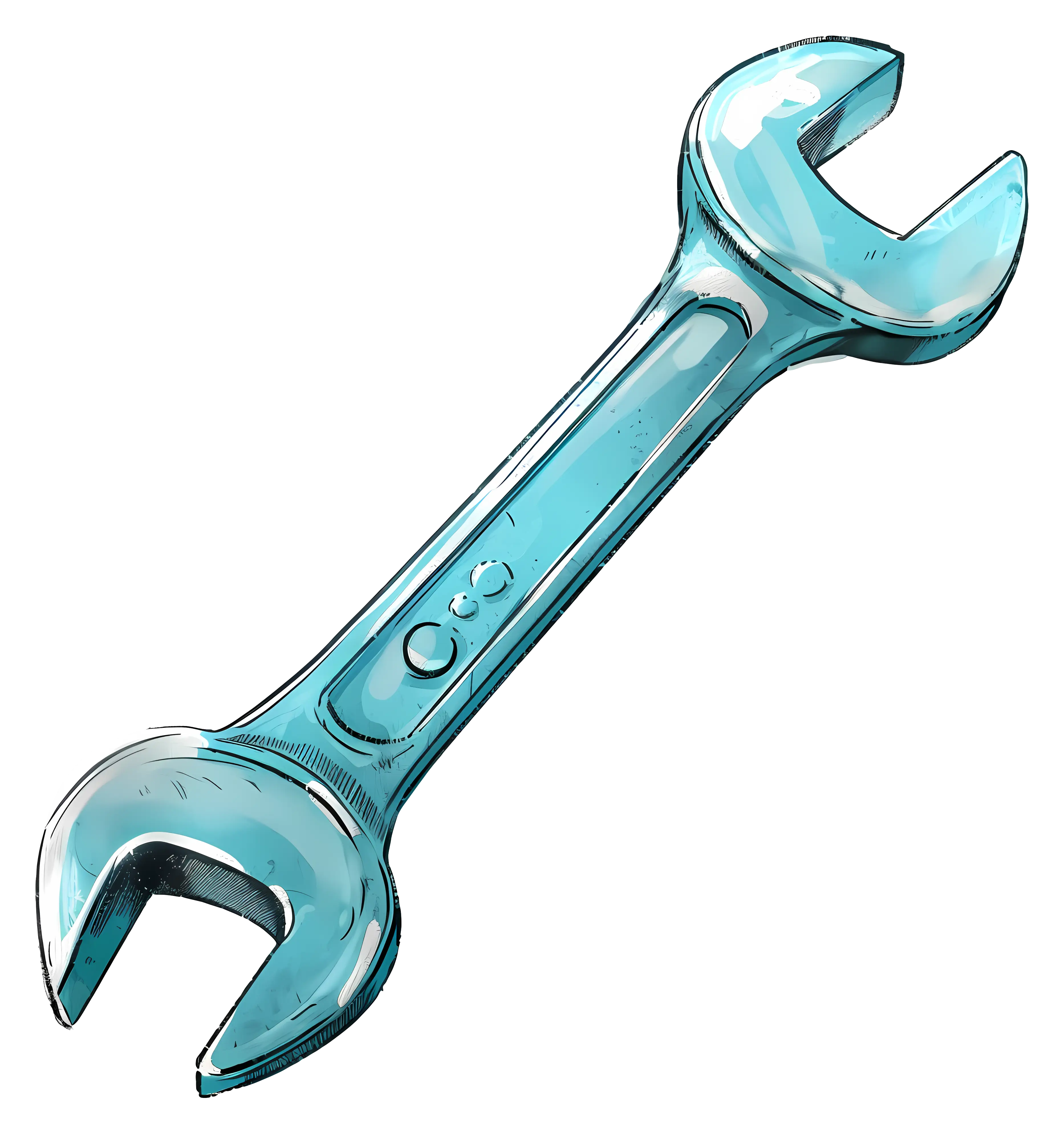 Metallic Wrench Tool