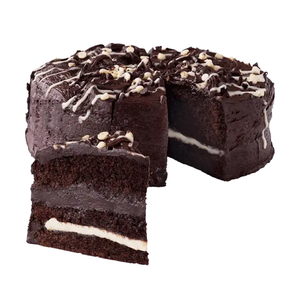 Rich Chocolate Layer Cake with Cream Filling
