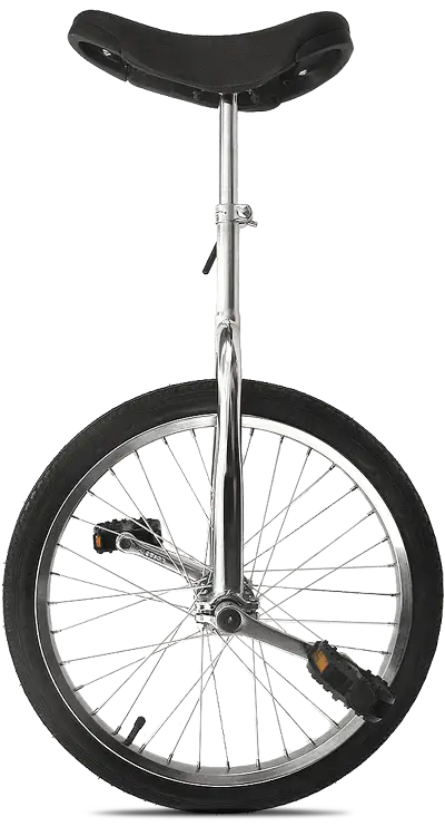 Silver Unicycle for Balancing Act