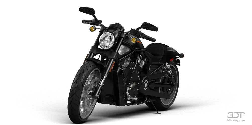 Black Sports Motorcycle for Adventure