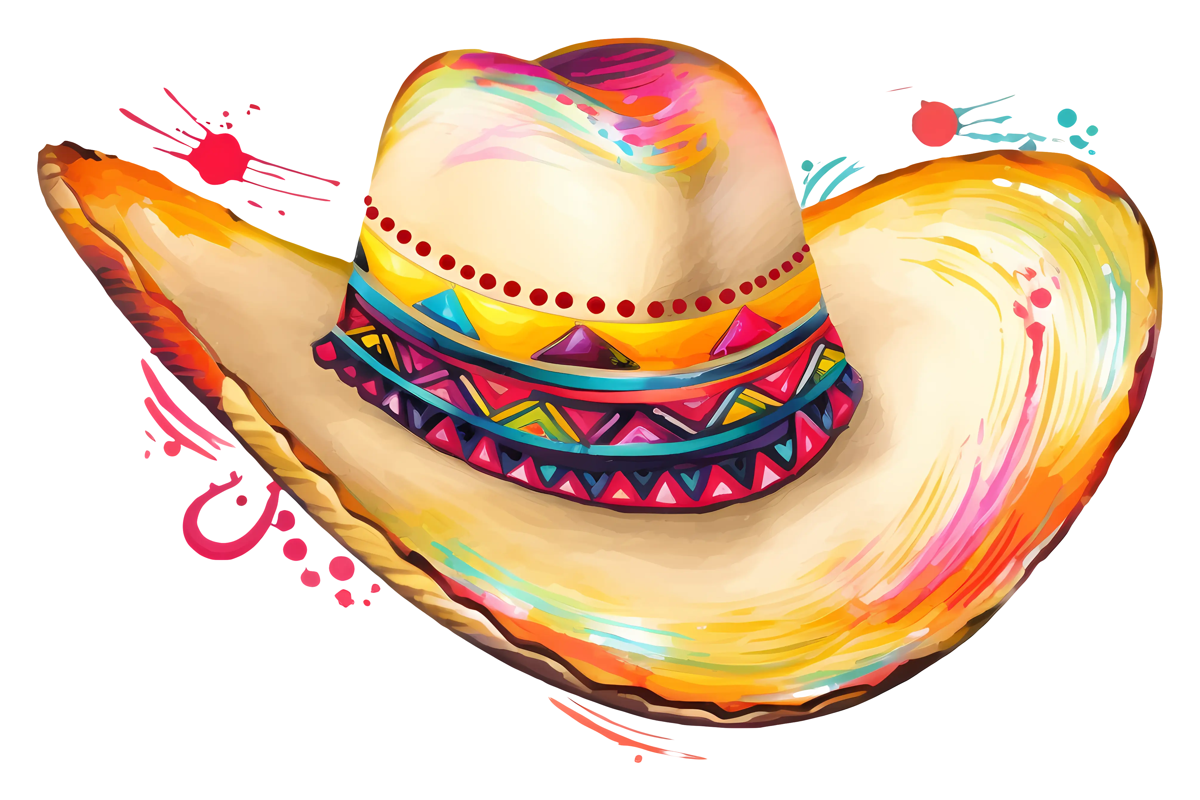 Colorful Traditional Sombrero