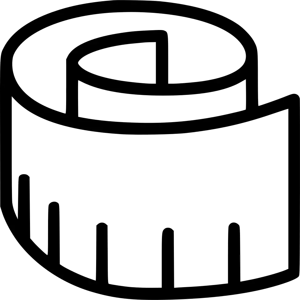 Black and White Measuring Tape