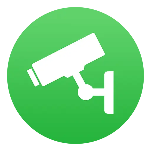 Green Surveillance Camera Logo