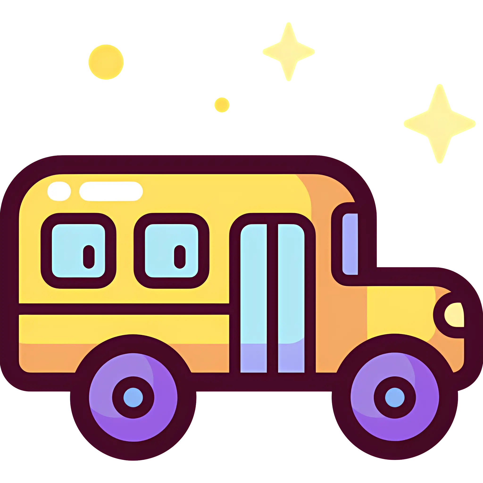 Yellow School Bus Illustration